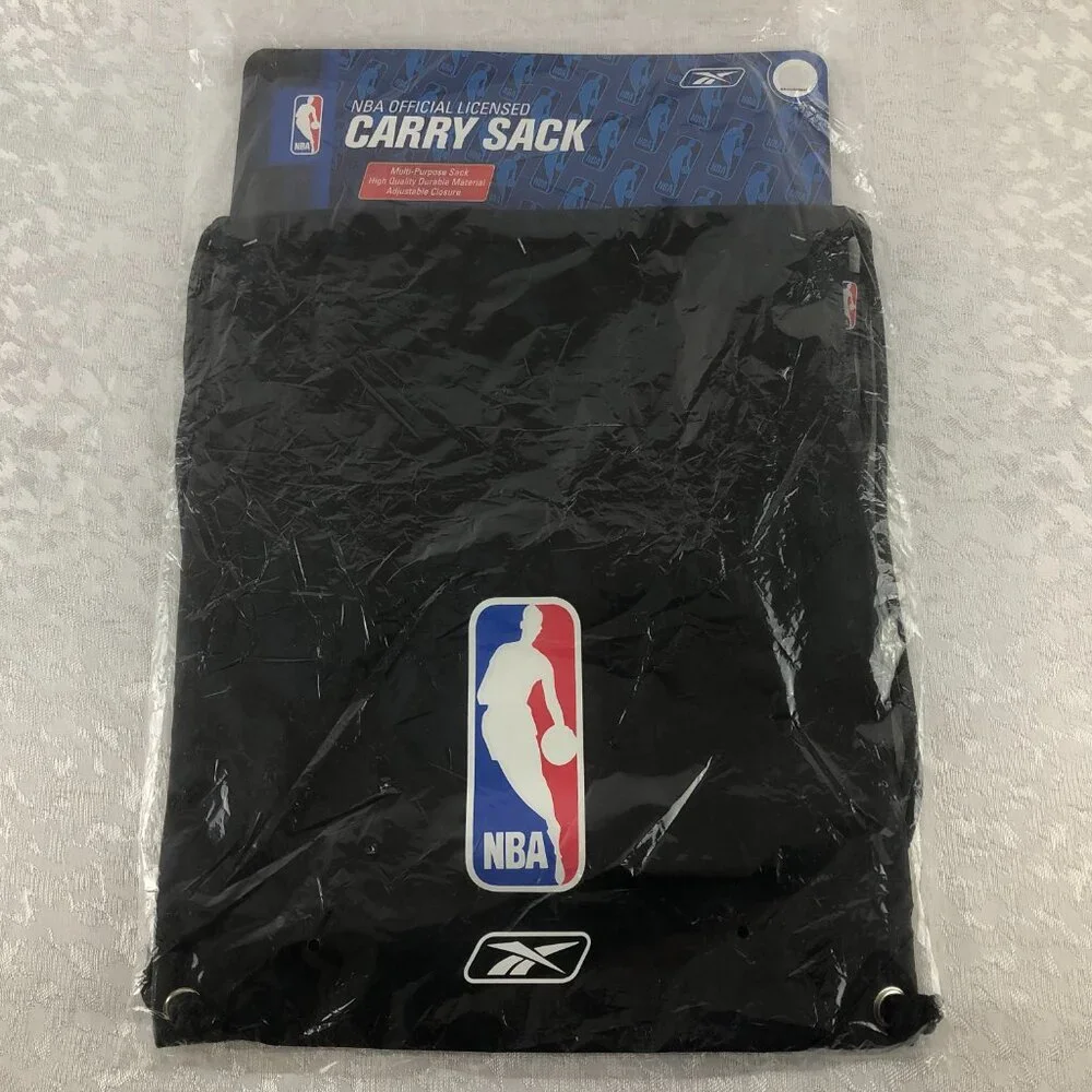 NBA Official Licensed Black Multipurpose Basketball Carry Sack NWT